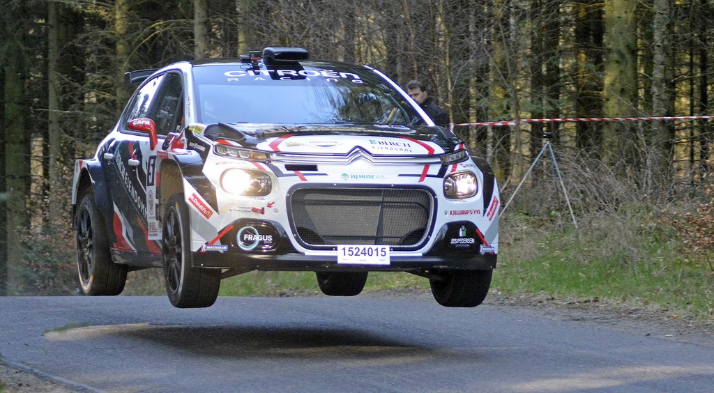 Et fornemt come back som treer for Christian K. Jensen og Freddy Petersen i Citroën C3 Rally2